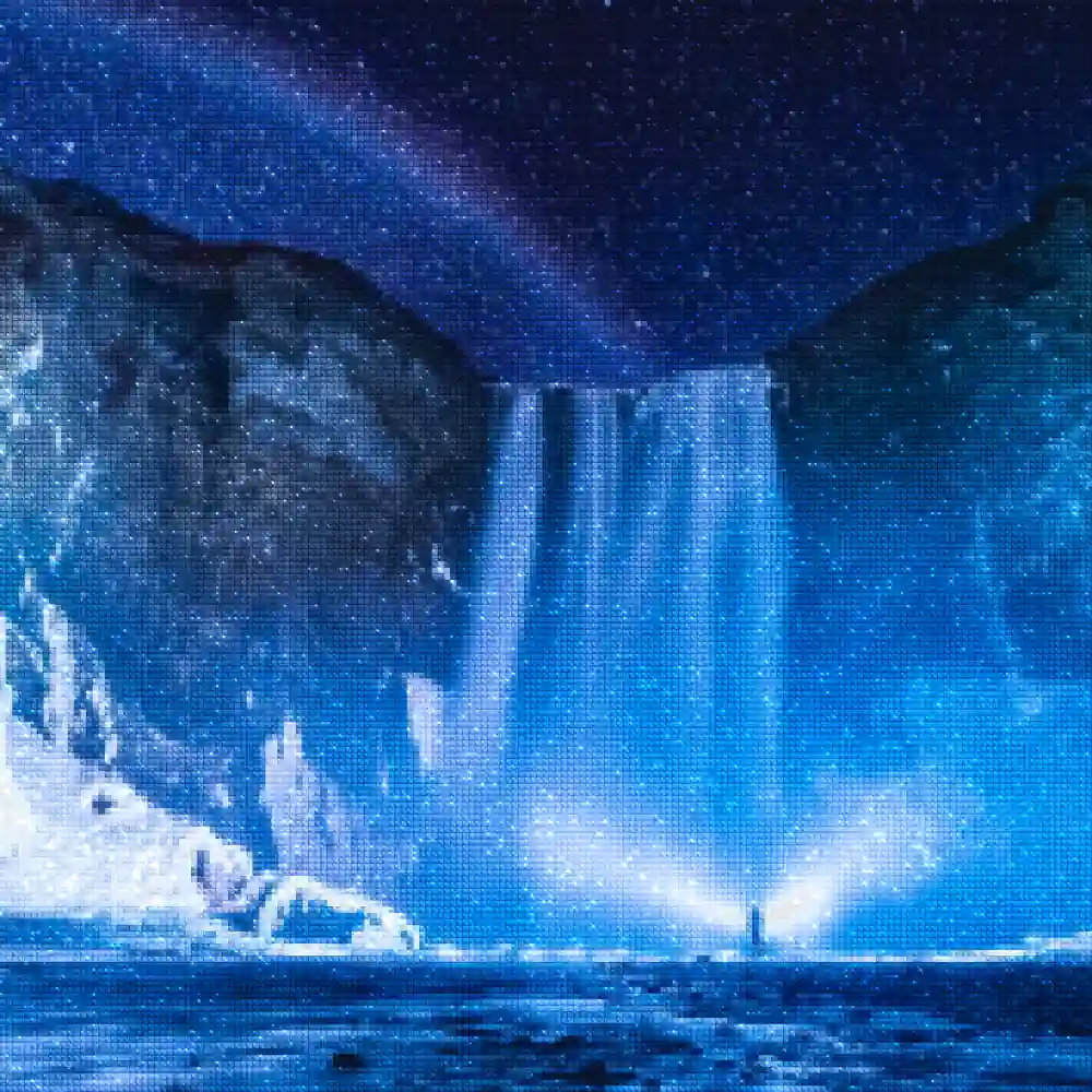 Waterfall Diamond Painting – Diamonds Wizard | The Best Diamond ...