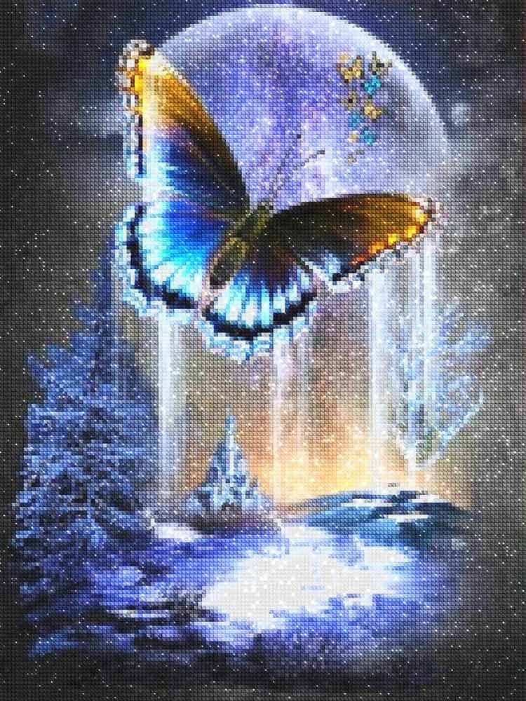 Diamond Painting Night Butterfly – Diamonds Wizard