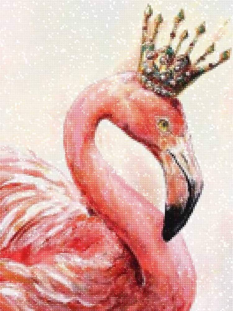 diamanter-trollkarl-diamant-målningssatser-Animals-Flamingo-King-Flamingo-diamonds.jpg