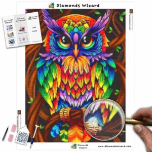 Diamonds-Wizard-Diamond-Painting-Kits-Animals-Eule-Multicolor-Eule-Leinwand-jpg