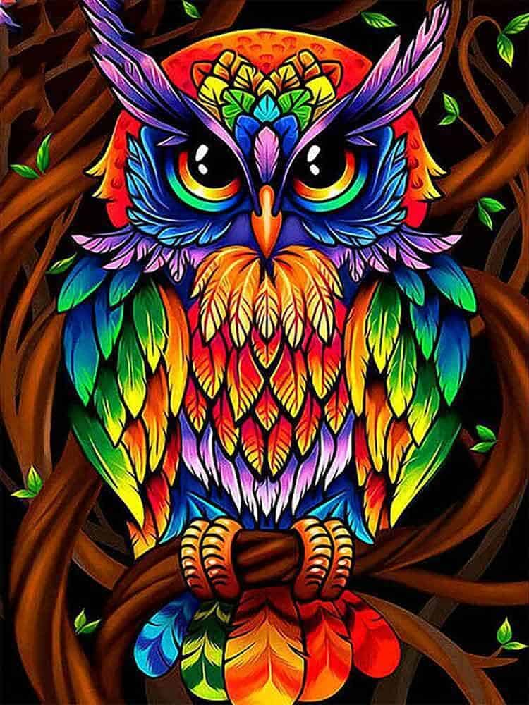 diamanter-trollkarl-diamant-målningssatser-Djur-Owl-Multicolor-Owl-original.jpg