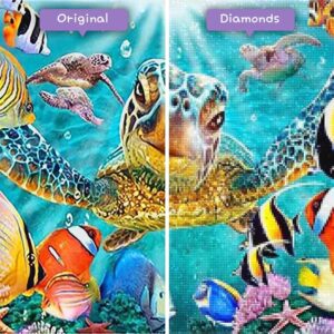 diamanter-trollkarl-diamant-målningssatser-djur-sköldpadda-sköldpadda-selfie-före-efter-jpg