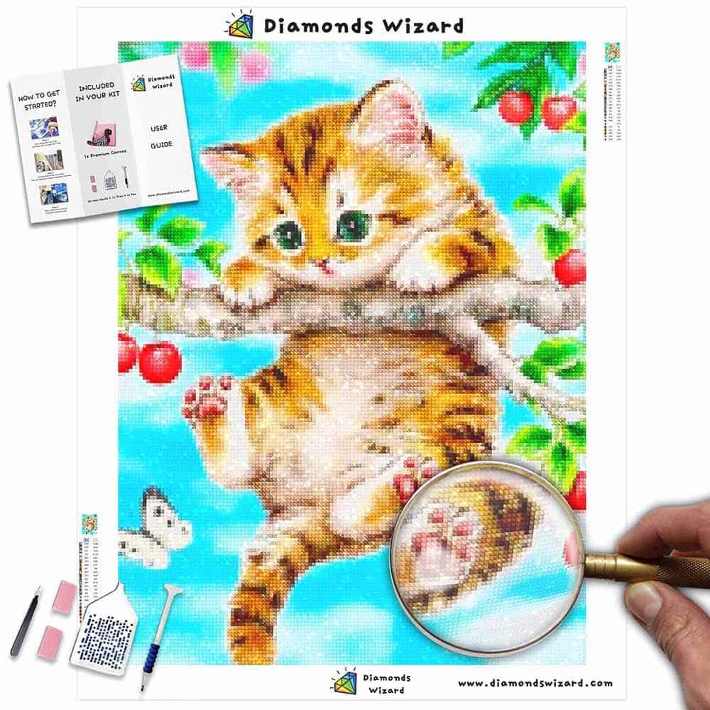 Diamond Painting Hanging Decoration, Valentine's Day Kitten Diamond  Painting Kits, Special Shape Diamond Art Hanging Decoration, Suitable For  Home Wal