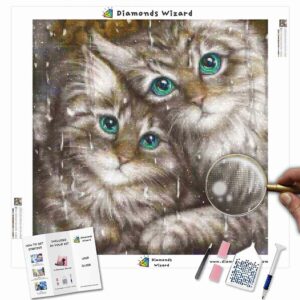 diamenty-czarodziej-diamenty-zestawy do malowania-zwierzęta-koty-kotki-kochające-deszcz-płótno-jpg