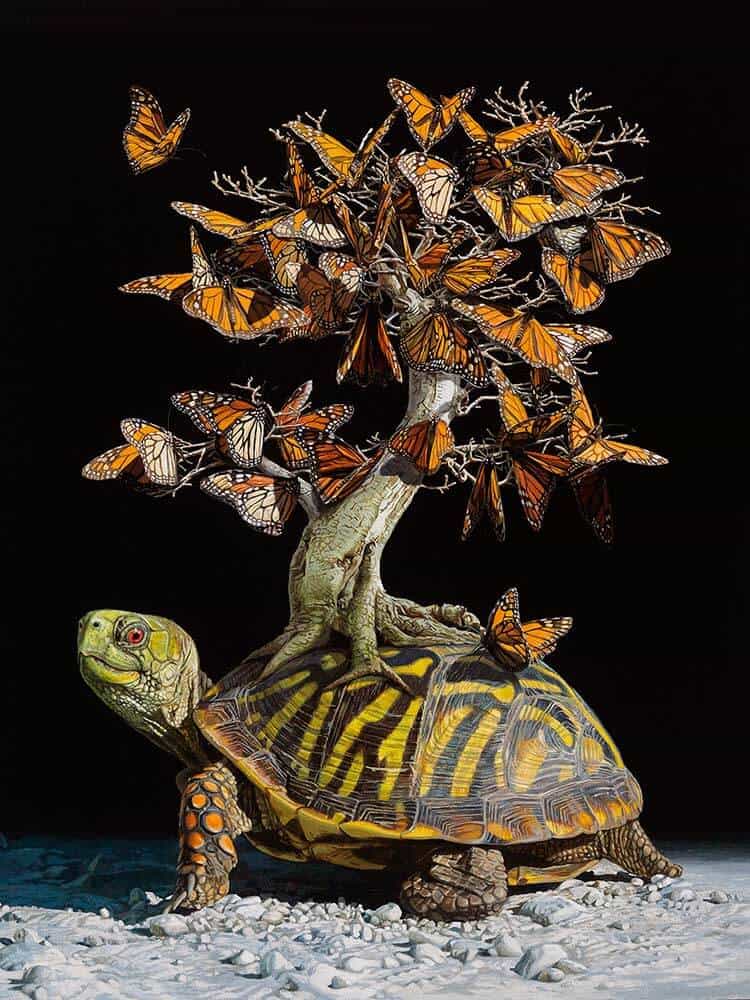 diamanter-troldmand-diamant-maleri-sæt-Dyr-skildpadde-skildpadde-og-sommerfugle-original.jpg
