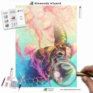 diamonds-wizard-diamond-painting-kits-animals-turtle-turtle-and-jellyfish-canvas-jpg