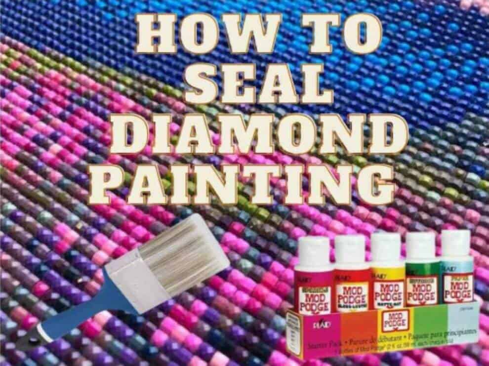 DIY How To Seal Diamond Painting StepByStep
