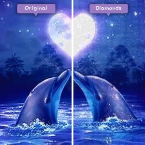 diamanter-troldmand-diamant-maleri-sæt-dyr-delfin-elskende-delfiner-ved-måneskin-før-efter-jpg