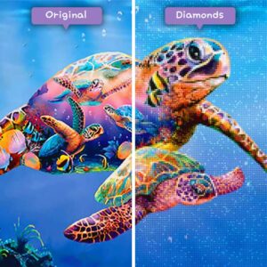 diamonds-wizard-diamond-painting-kits-animals-turtle-mother-turtle-before-after-jpg