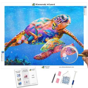 diamonds-wizard-diamond-painting-kits-animals-turtle-mother-turtle-canvas-jpg