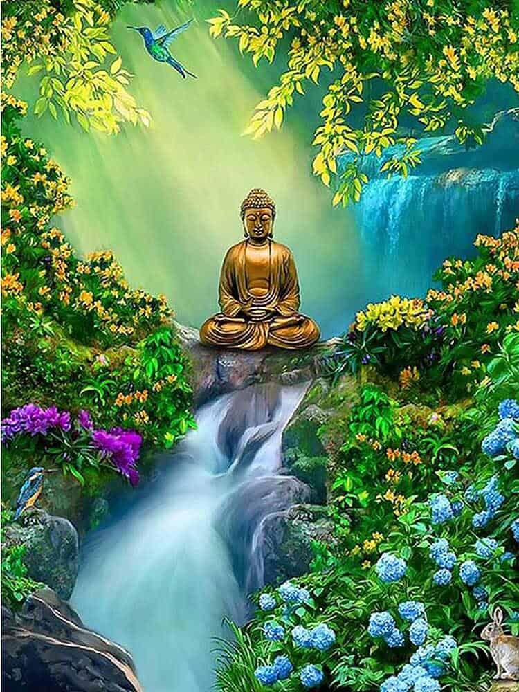 diamenty-czarodziej-diamentowe-zestawy do malowania-Fantasy-Zen-The-Buddha's Journey-to-Inner-Peace-original.jpeg