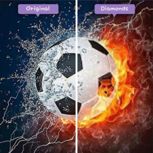 diamantes-mago-diamante-pintura-kits-deporte-fútbol-fuego-vs-agua-soccer-pelota-antes-después-jpg