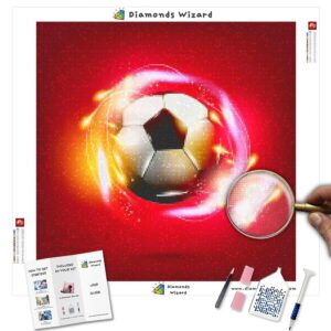 diamanter-veiviser-diamant-maler-sett-sport-fotball-rød-fotball-ball-lerret-jpg