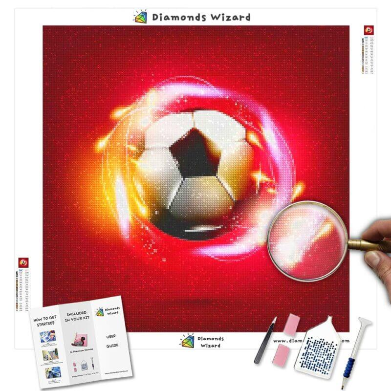 Diamantswizarddiamantpeinturekitssportsfootballrougeballon de footballtoilejpg