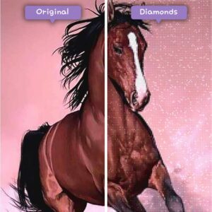 Diamonds-Wizard-Diamond-Painting-Kits-Animals-Horse-galopping-equine-grace-before-after-jpg