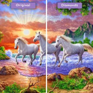 diamanter-trollkarl-diamant-målningssatser-djur-häst-ö-häst-paradis-före-efter-jpg