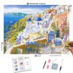 Diamonds-Wizard-Diamond-Painting-Kits-Landscape-Griechenland-Terrasse-in-Santorini-Leinwand-jpg