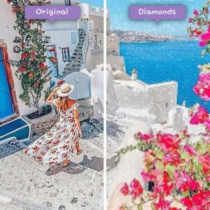diamanter-trollkarl-diamant-målningssatser-landskap-grekland-kvinna-i-santorini-före-efter-jpg