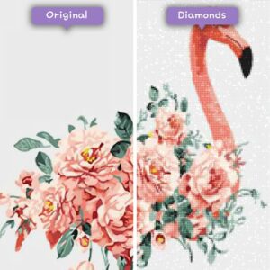 diamants-wizard-diamond-painting-kits-animaux-flamant-flamant-habillé-de-fleurs-avant-après-jpg