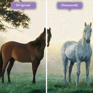 diamanter-veiviser-diamant-malesett-dyr-hest-heste-mysterium-i-tåka-før-etter-jpg