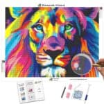Diamond Painting Multicolor's Lion