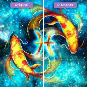 Diamonds-Wizard-Diamond-Painting-Kits-Fantasy-Zodiac-Sternzeichen-Fische-vorher-nachher-jpg