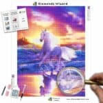 Diamonds-Wizard-Diamond-Painting-Kits-Animals-Pferd-Sunset-Equine-Escape-Canvas-jpg