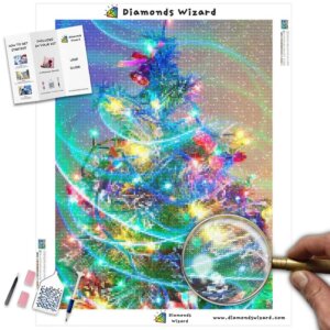 diamanter-troldmand-diamant-maleri-sæt-begivenheder-julen-enchanted-christmas-tree-canvas-jpg