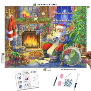 Diamonds-Wizard-Diamond-Painting-Kits-Events-Christmas-Santa-by-the-Fireplace-Canvas-jpg
