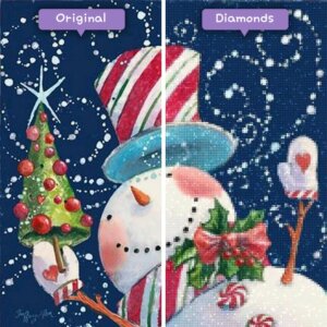 Diamonds-Wizard-Diamond-Painting-Kits-Events-Christmas-Snowman-celebrating-Christmas-before-after-jpg