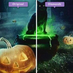 Diamonds-Wizard-Diamond-Painting-Kits-Events-Halloween-Cat-and-Cauldron-before-after-jpg