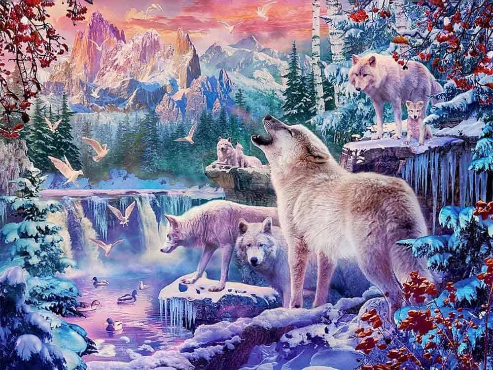 diamanten-wizard-diamond-painting-kits-Animals-Wolf-Snow-Wolves-and-Waterfall-original.jpg