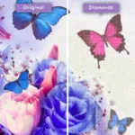diamonds-wizard-diamond-painting-kits-animals-butterfly-a-butterflys-dream-of-roses-before-after-webp