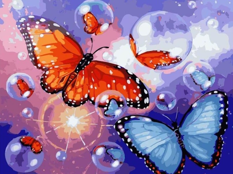 diamanti-mago-kit-pittura-diamante-Animali-Farfalla-Volo di farfalla nel cielo-originale.jpeg