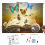 diamonds-wizard-diamond-painting-kits-animals-butterfly-enchanted-butterflies-in-a-book-canva-webp