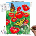 diamonds-wizard-diamond-painting-kits-animals-butterfly-poppy-bliss-with-butterflies-canva-webp