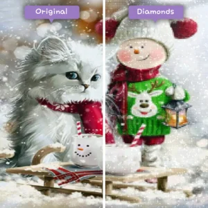 diamenty-czarodziej-zestawy-do-diamentowego-malowania-zwierzęta-kot-kot-boże narodzenie-śnieżny-dzień-przed-po-webp