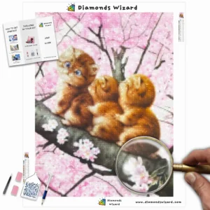 Diamonds-Wizard-Diamond-Painting-Kits-Animals-Cat-Cherry-Blossom-Kittens-Canva-Webp