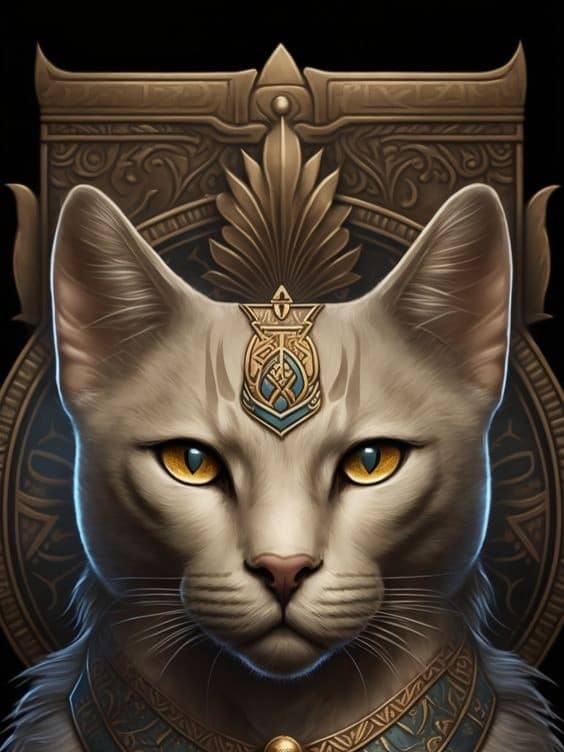 diamantes-mago-kits-de-pintura-de-diamantes-Animales-Gato-Felino Noble Egipcio-original.jpeg