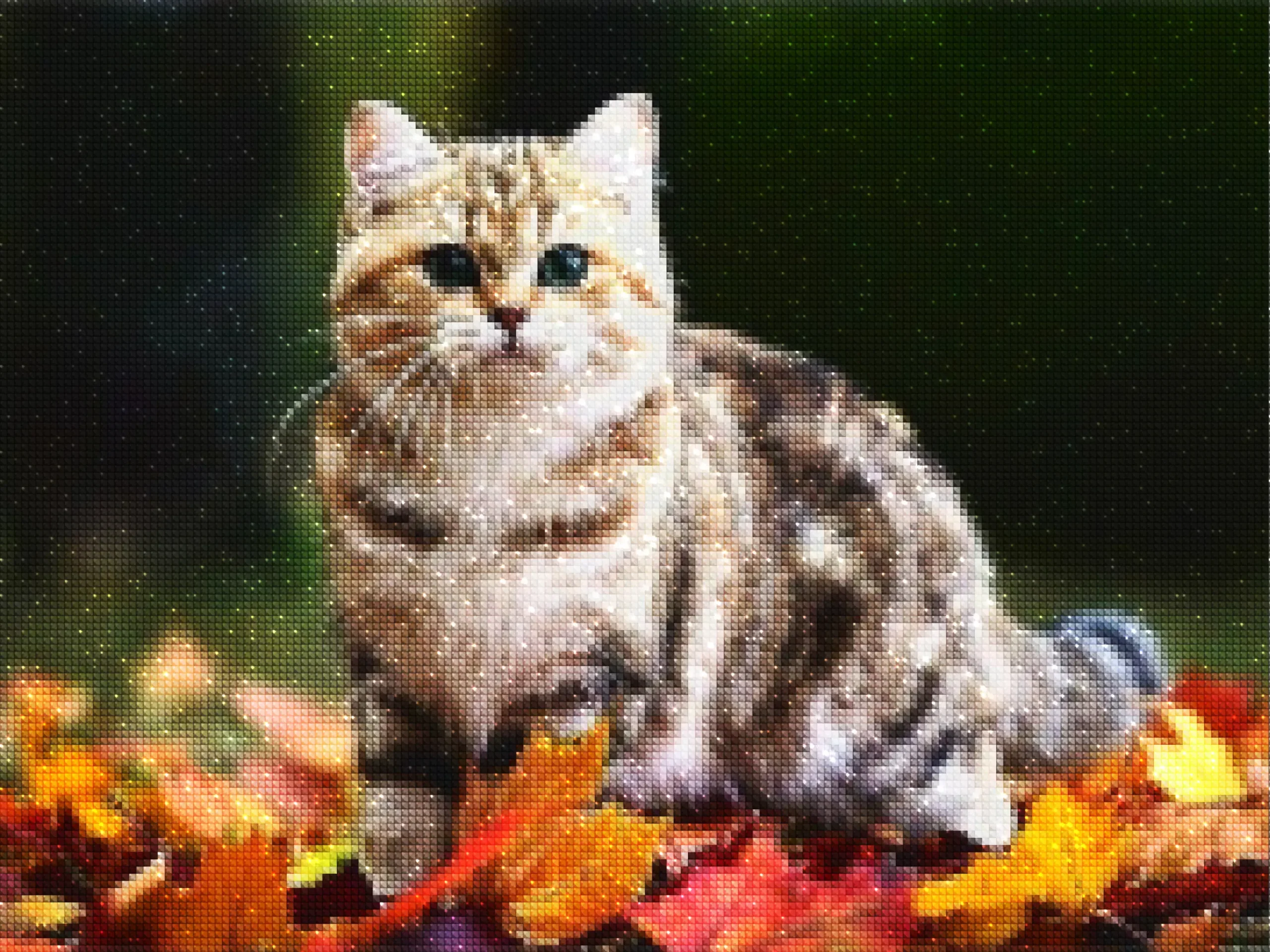 diamanten-wizard-diamond-painting-kits-Dieren-Kat-Falling Feline-diamonds.webp