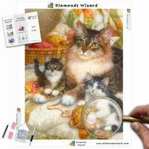 Diamonds-Wizard-Diamond-Painting-Kits-Animals-Cat-Feline-Family-Canva-Webp