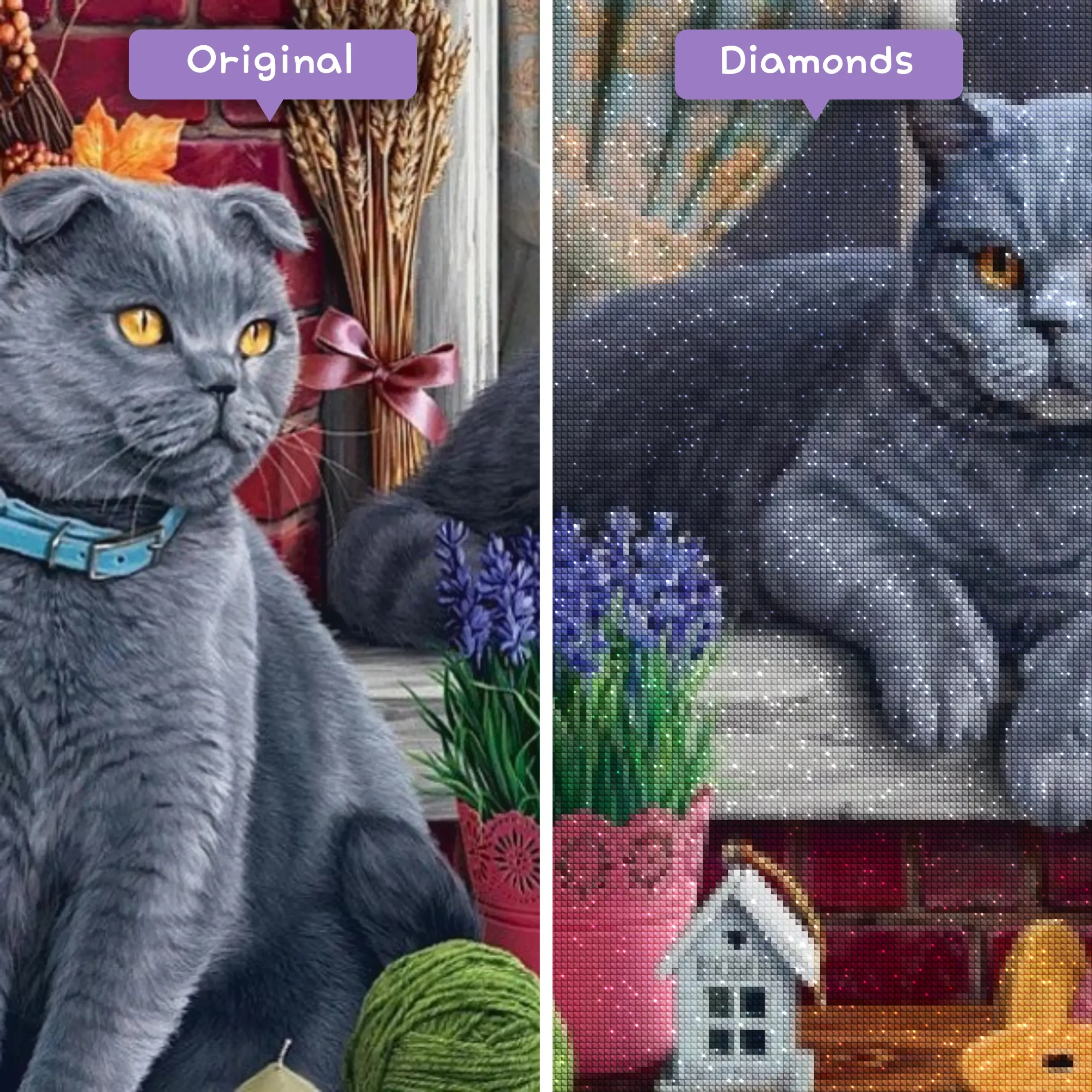 Diamond Painting Feline Friends – Diamonds Wizard