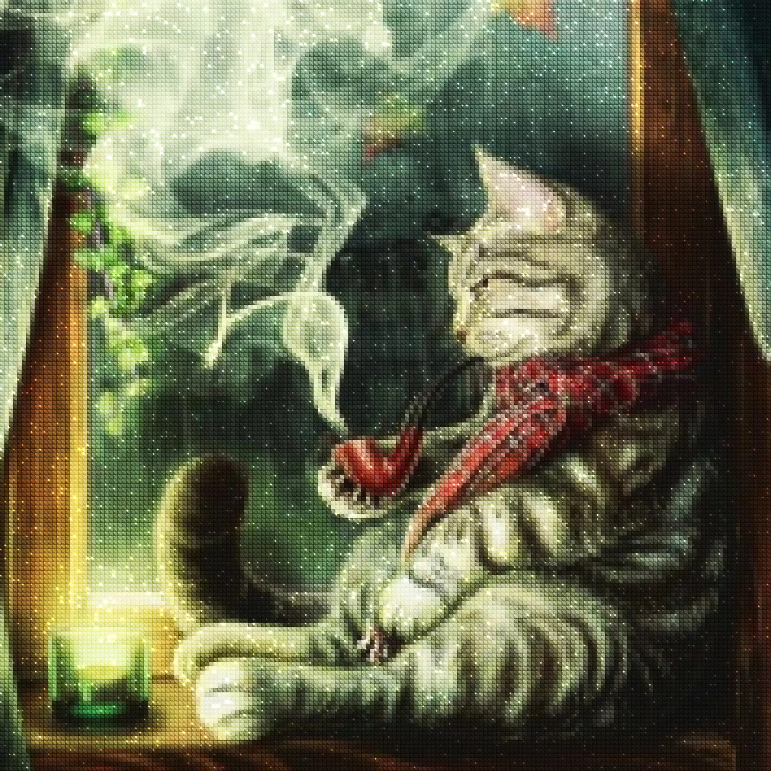 Diamonds-Wizard-Diamond-Painting-Kits-Animals-Cat-Feline Smoker-Diamonds.webp