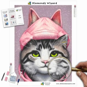 diamenty-czarodziej-zestawy-do-diamentowego-malowania-zwierzęta-kot-różowy-kotek-bluza z kapturem-canva-webp