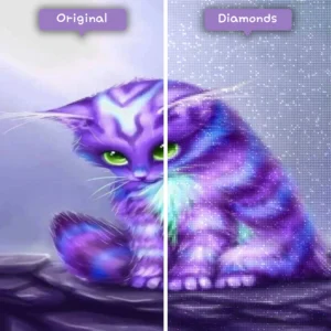 diamanter-trollkarl-diamant-målningssatser-djur-katt-lila-kattunge-före-efter-webp