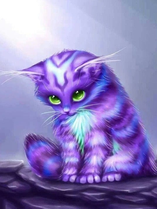 diamanti-mago-kit-pittura-diamante-Animali-Gatto-Gattino Viola-originale.jpeg