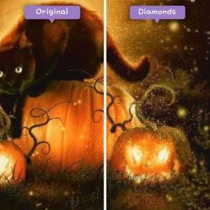 Diamonds-Wizard-Diamond-Painting-Kits-Tiere-Cat-spooky-pumpkins-before-after-webp