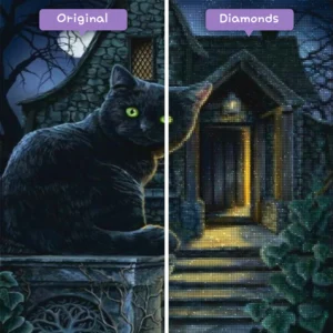 diamants-wizard-diamond-painting-kits-animaux-chat-la-maison-des-chats-noirs-avant-après-webp