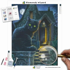 diamanter-trollkarlen-diamant-målningssatser-djur-katten-de-svarta-katterna-hus-canva-webp