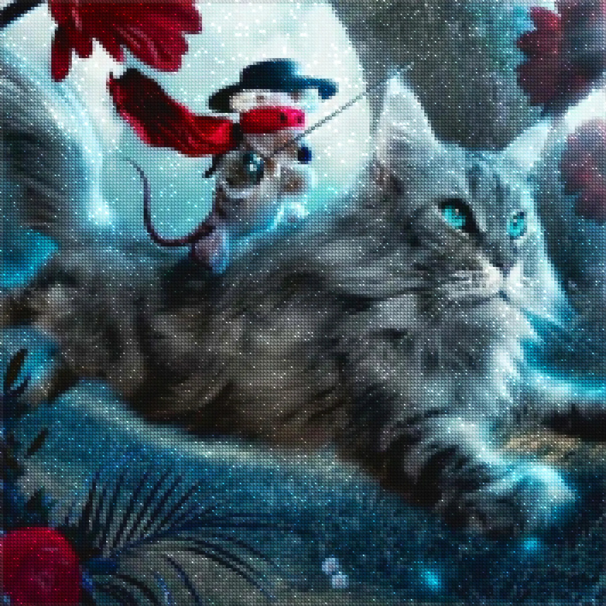 Diamonds-Wizard-Diamond-Painting-Kits-Animals-Cat-The Cat's Tale-diamonds.webp